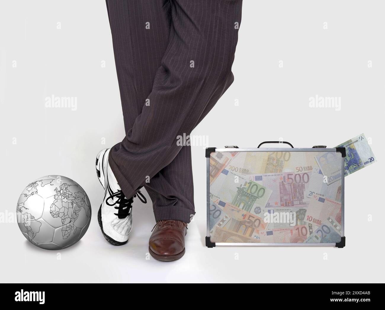 Managers as global players Stock Photo