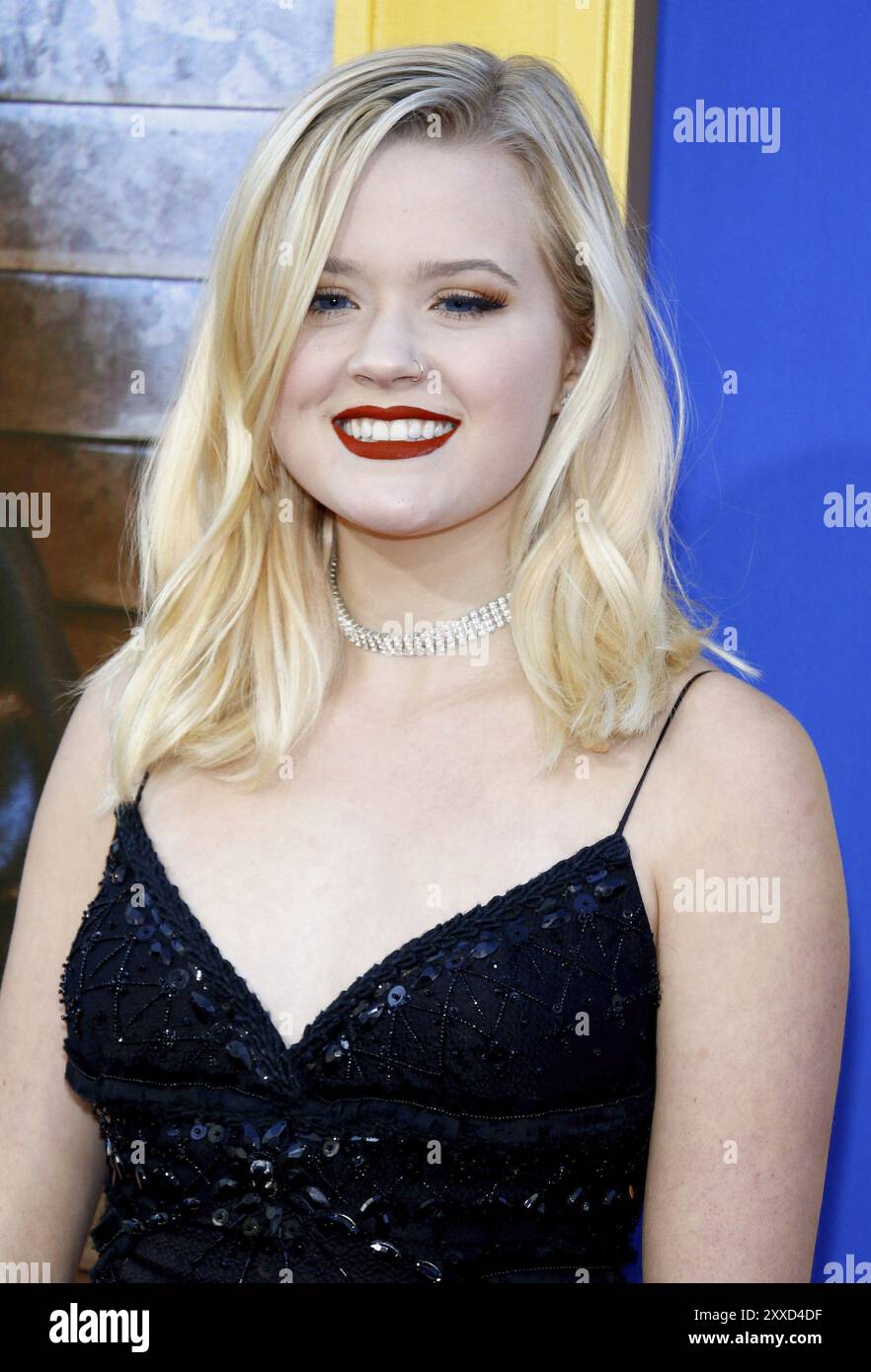 Ava Phillippe at the Los Angeles premiere of 'Sing' held at the Microsoft Theater in Los Angeles, USA on December 3, 2016 Stock Photo