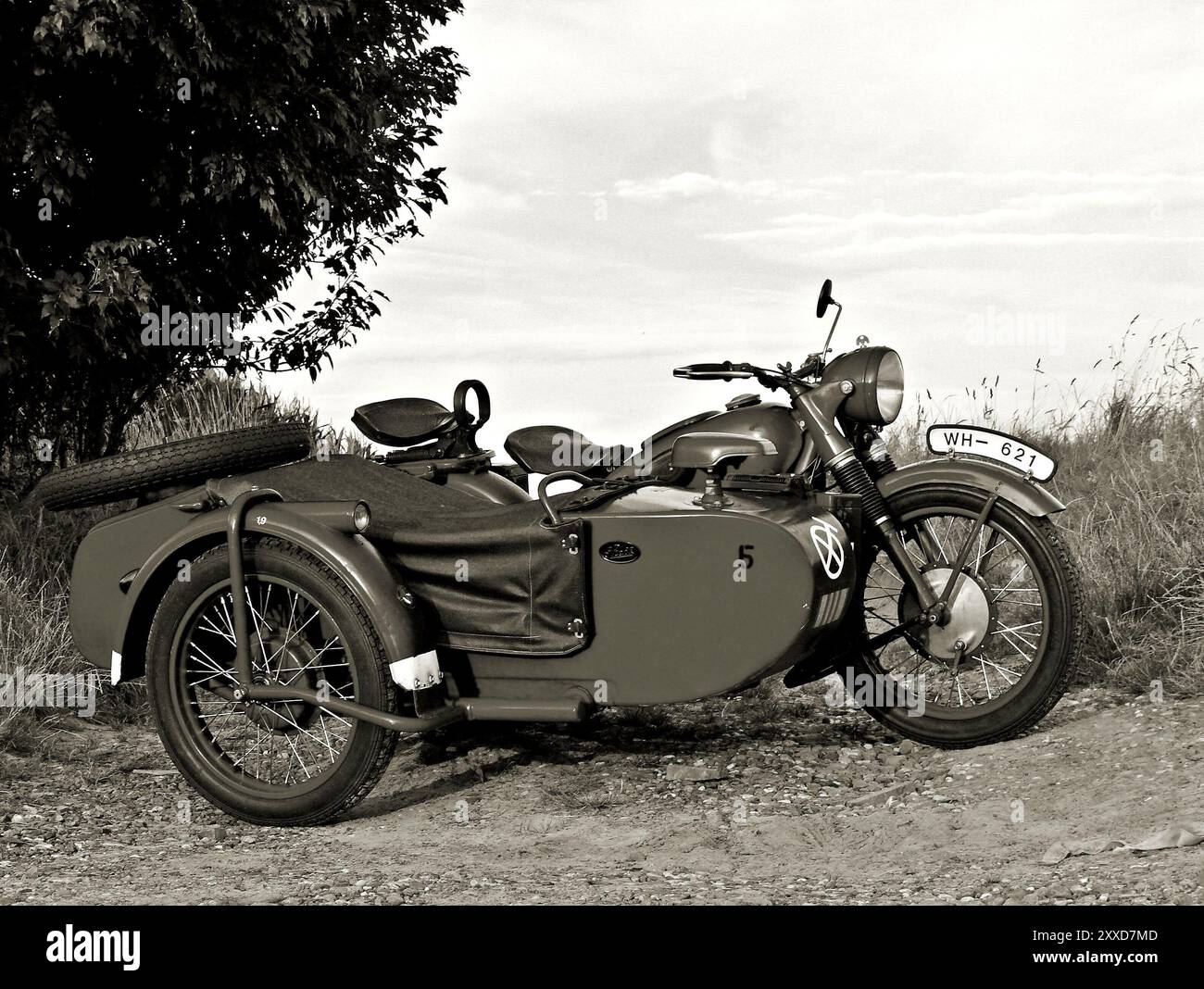 Motorbike combination Stock Photo