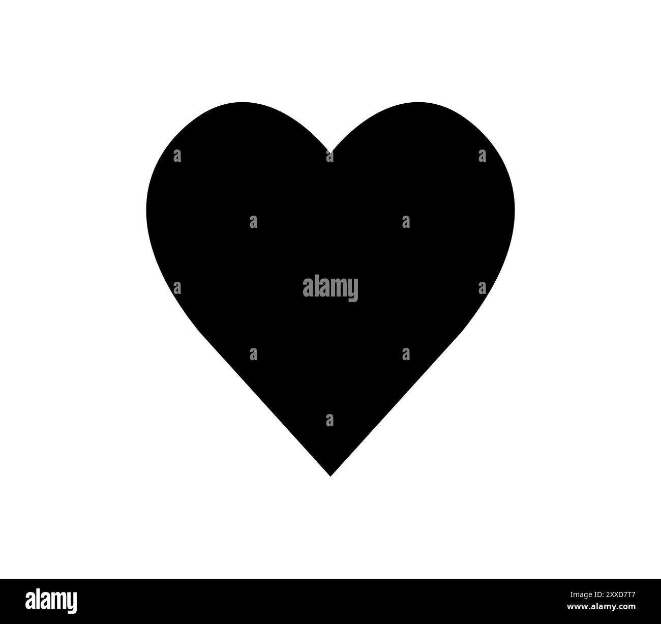 Heart icon illustrated in vector on white background Stock Photo - Alamy