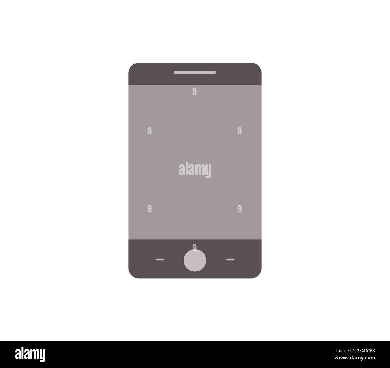 Smartphone icon illustrated in vector on white background Stock Photo ...