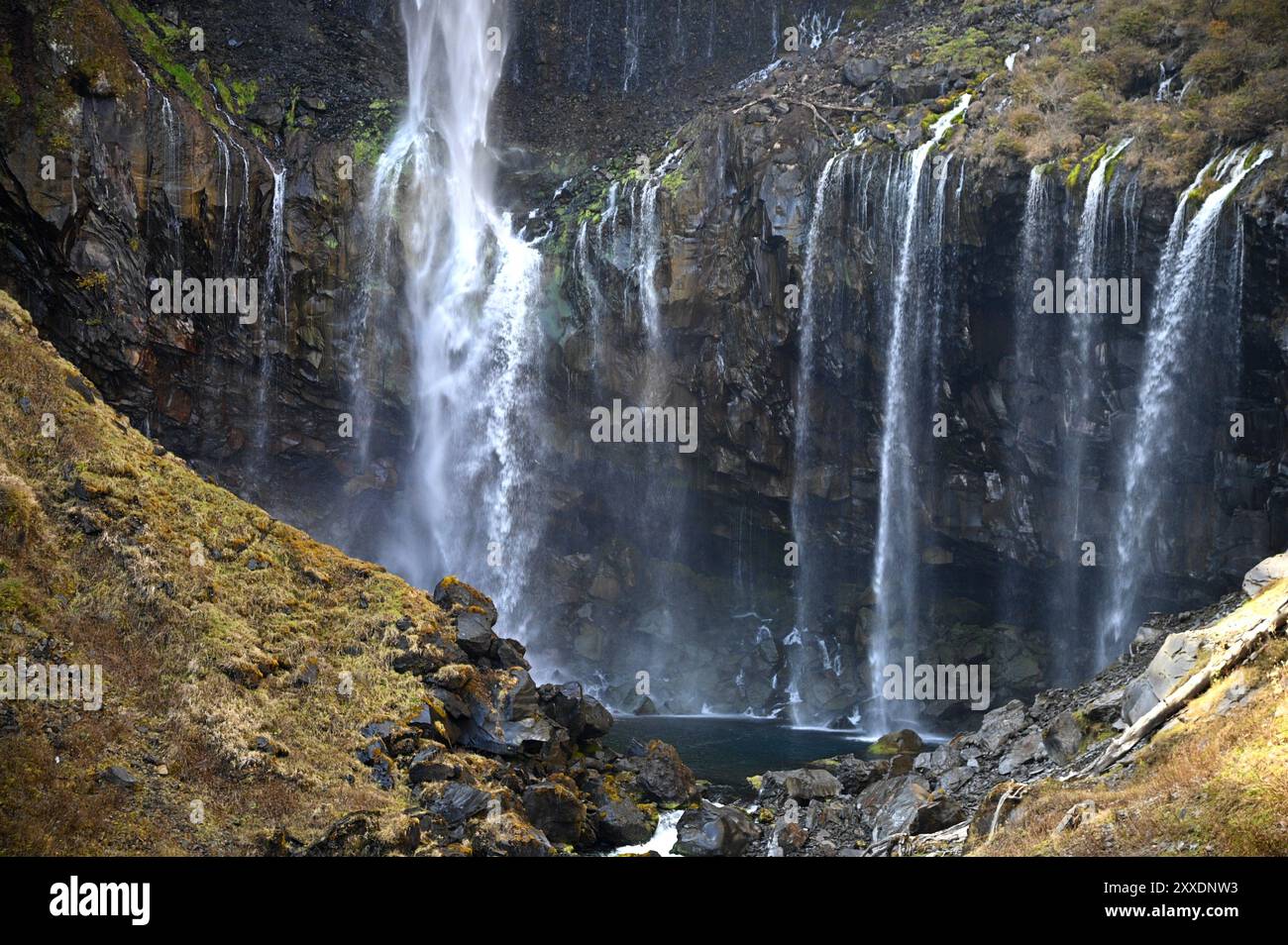 Natural landscape with scenic cascade view at Kegon no Taki the most ...