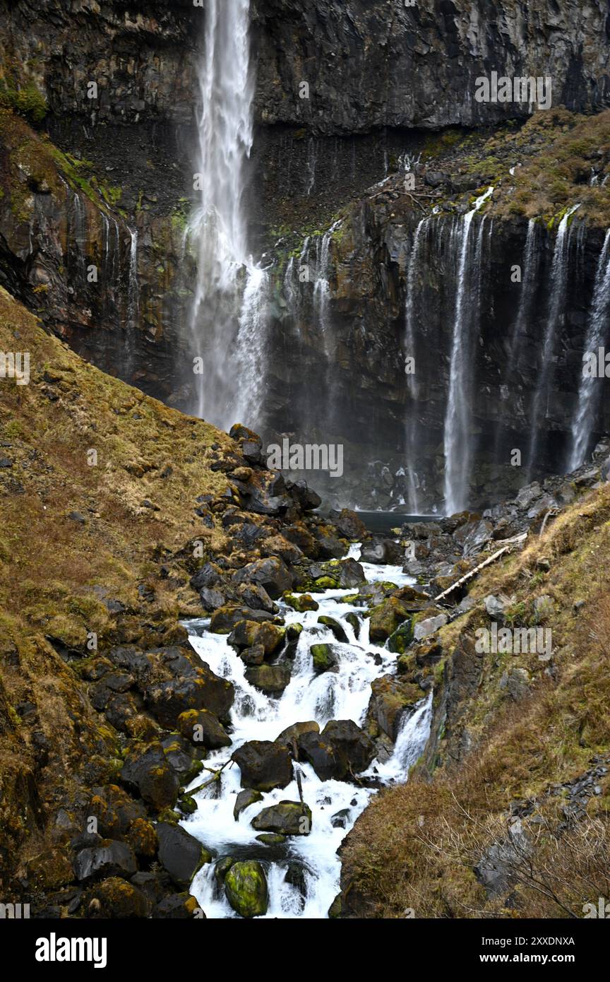 Natural landscape with scenic cascade view at Kegon no Taki the most ...