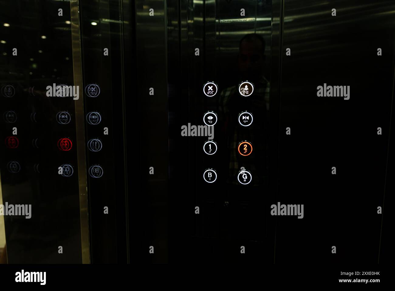 Elevator button panel hi-res stock photography and images - Alamy