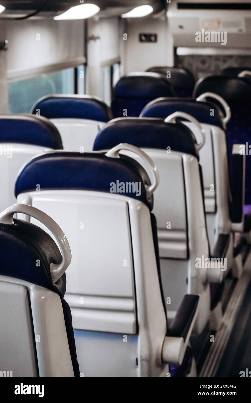 Inside a TER train in the south of France Stock Photo - Alamy