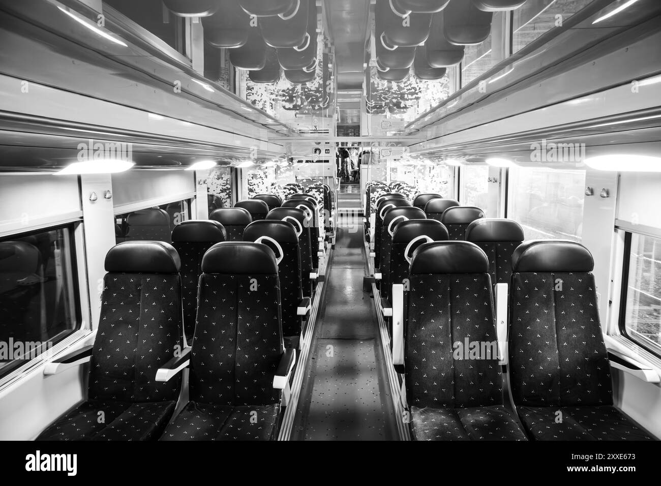 Blue train france route hi-res stock photography and images - Alamy