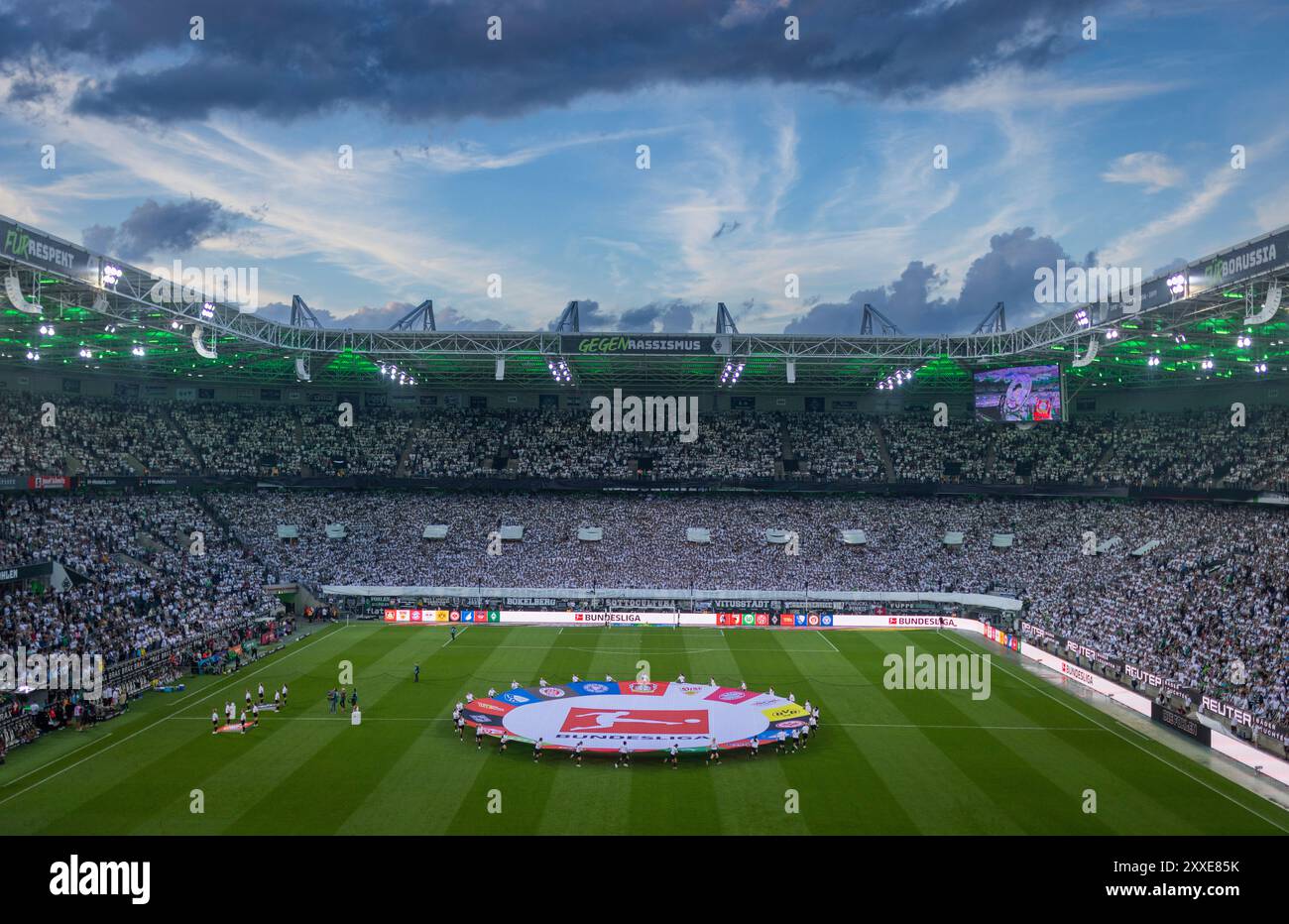 Moenchengladbach, Germany. 23rd Aug 2024.  Borussia Park eröffnet die Saison 2024/25 Borussia Mönchengladbach - Bayer Leverkusen 23.08.2023   Copyrigh Stock Photo