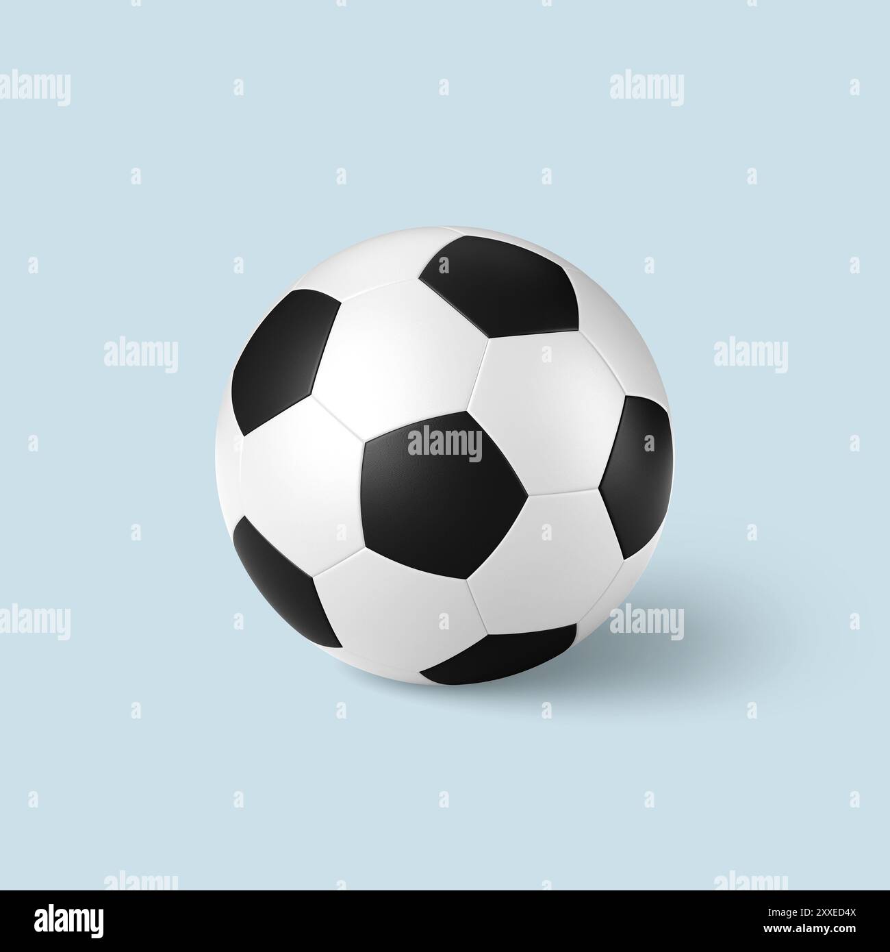 Soccer Ball 3D Rendering on isolated background Stock Photo - Alamy