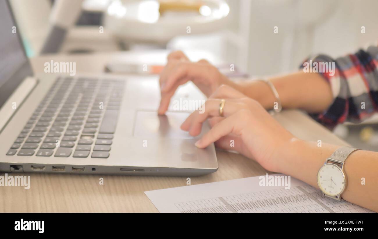 finance and accounting, calculating return on investment, budget planning Stock Photo