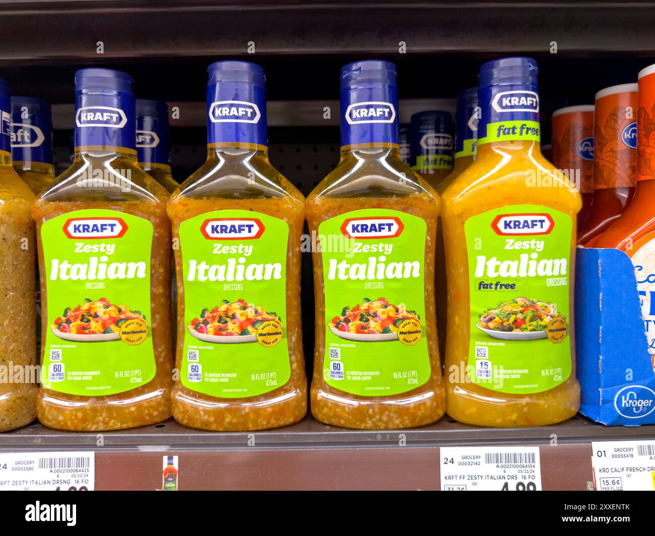 Kraft zesty italian dressing hi-res stock photography and images - Alamy