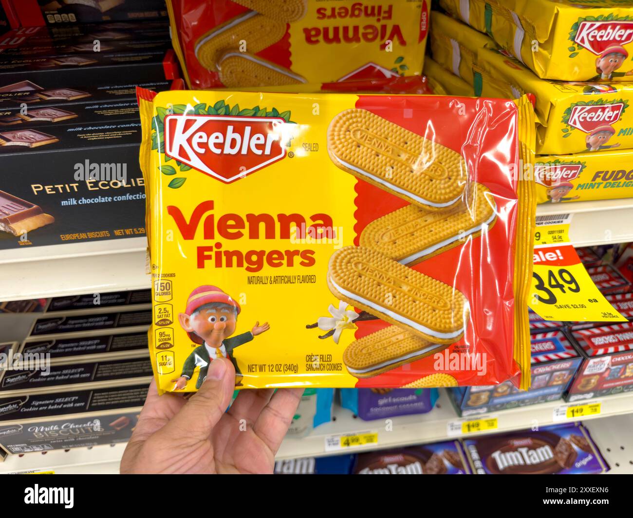 Los Angeles, California, United States - 04-14-2024: A view of a hand ...