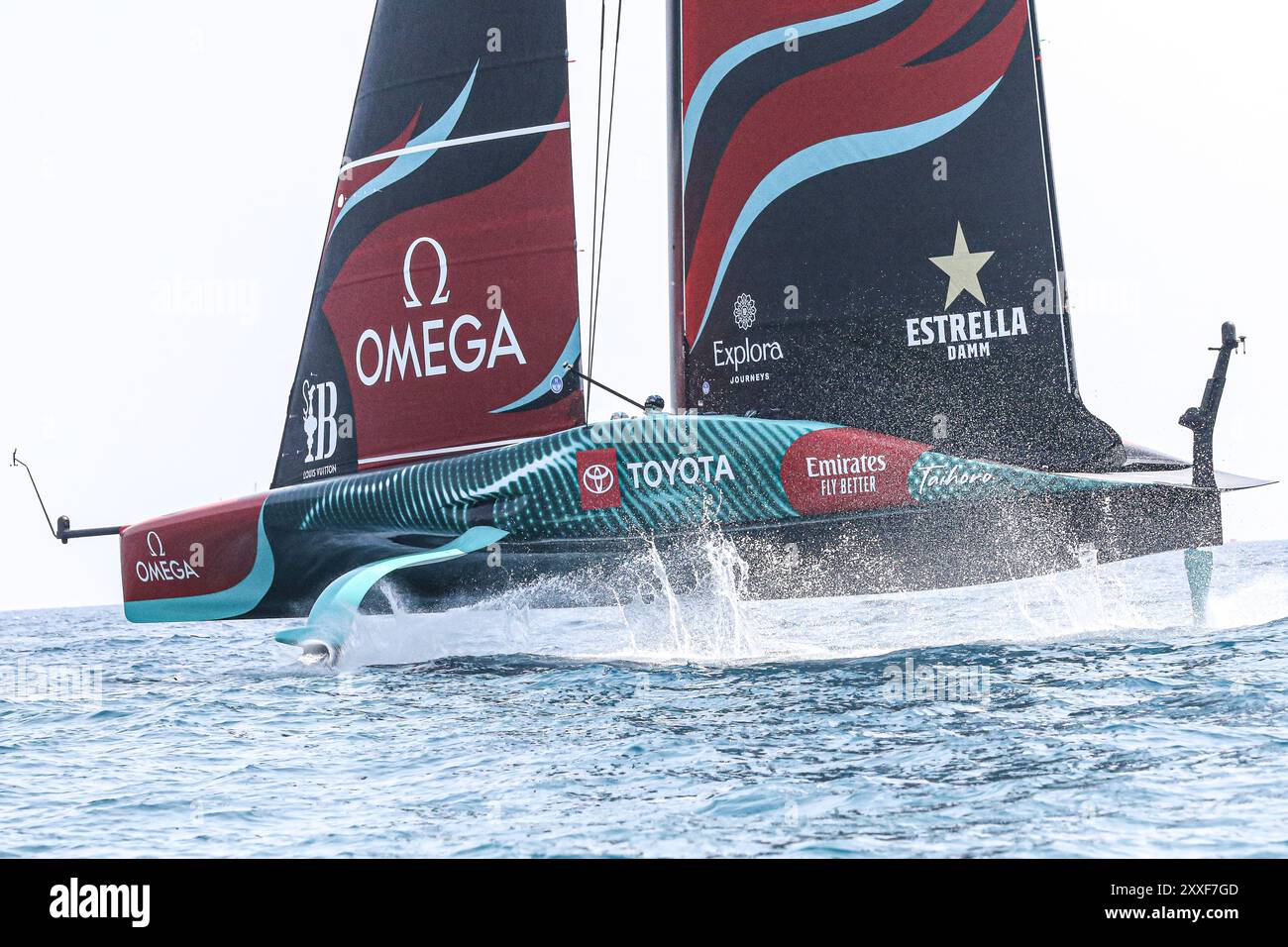 America's cup 2024 Barcelona- Preliminary Regatta Stock Photo - Alamy