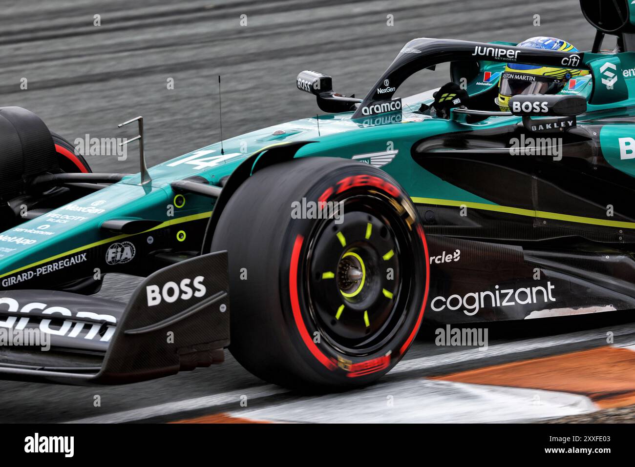 Zandvoort, Netherlands. 24th Aug, 2024. Fernando Alonso (ESP) Aston