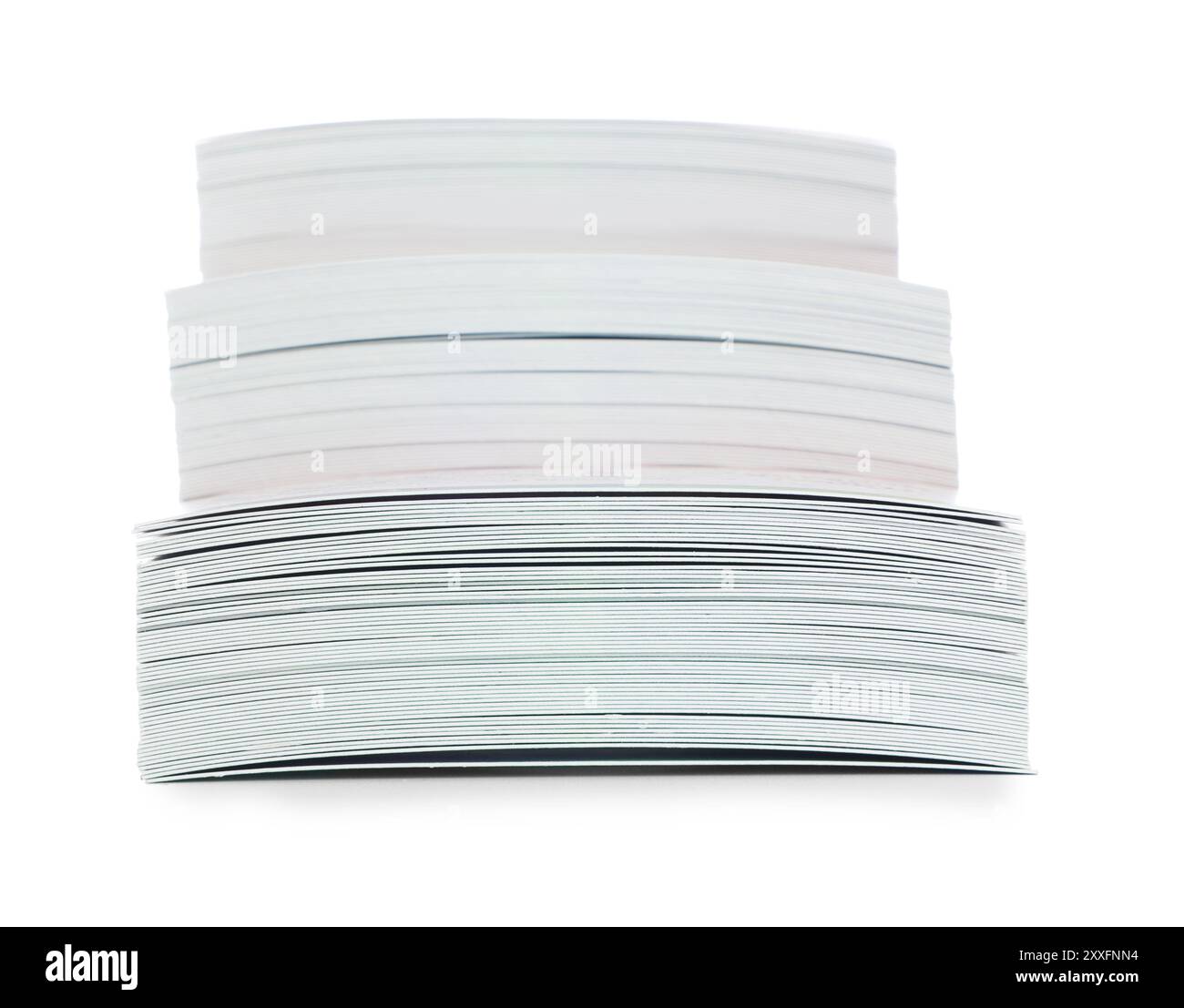 Stack business cards isolated Cut Out Stock Images & Pictures - Alamy