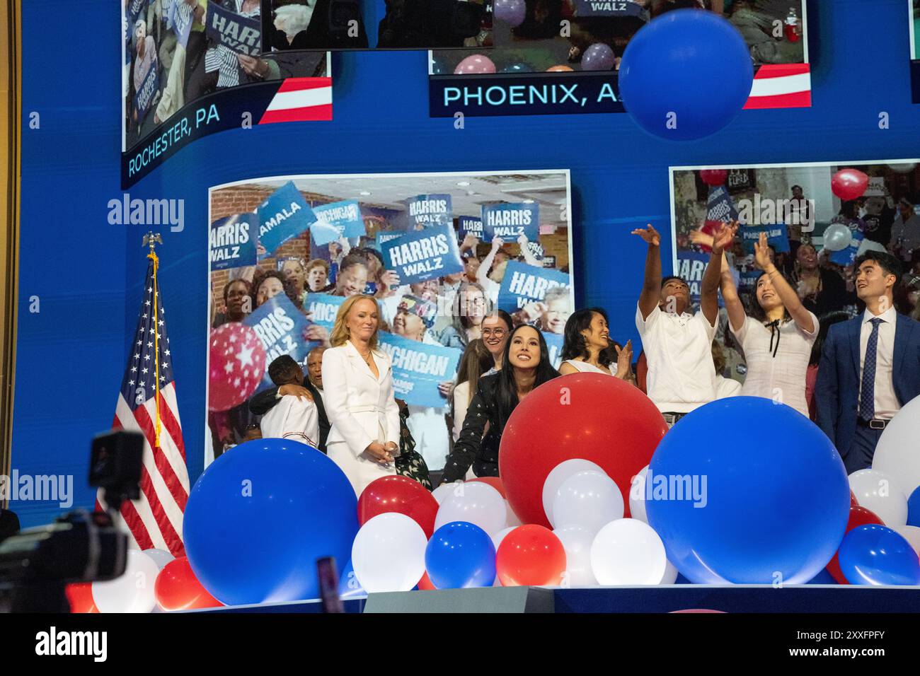Dnc Events Chicago, Illinois USA - 08-22-2024: Democratic National Convention ...