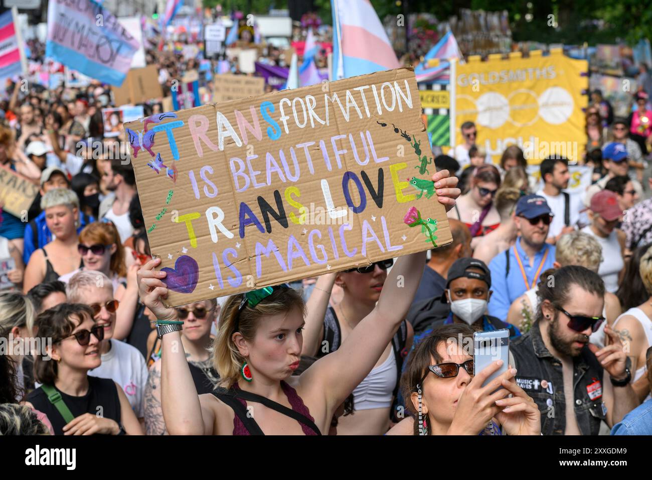 Lgbt protesting hi-res stock photography and images - Alamy