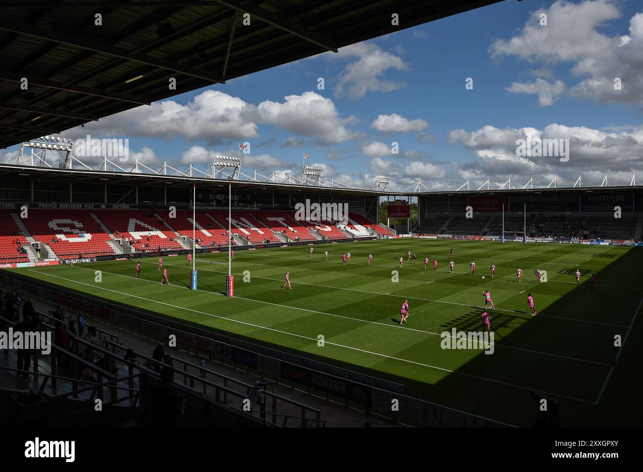 St. Helens, England - 24th August 2024 - Reserves match, general view ...