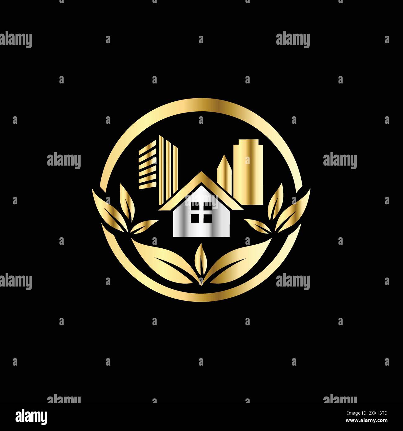 Real Estate, Property and Construction Logo Design. Abstract Luxury ...