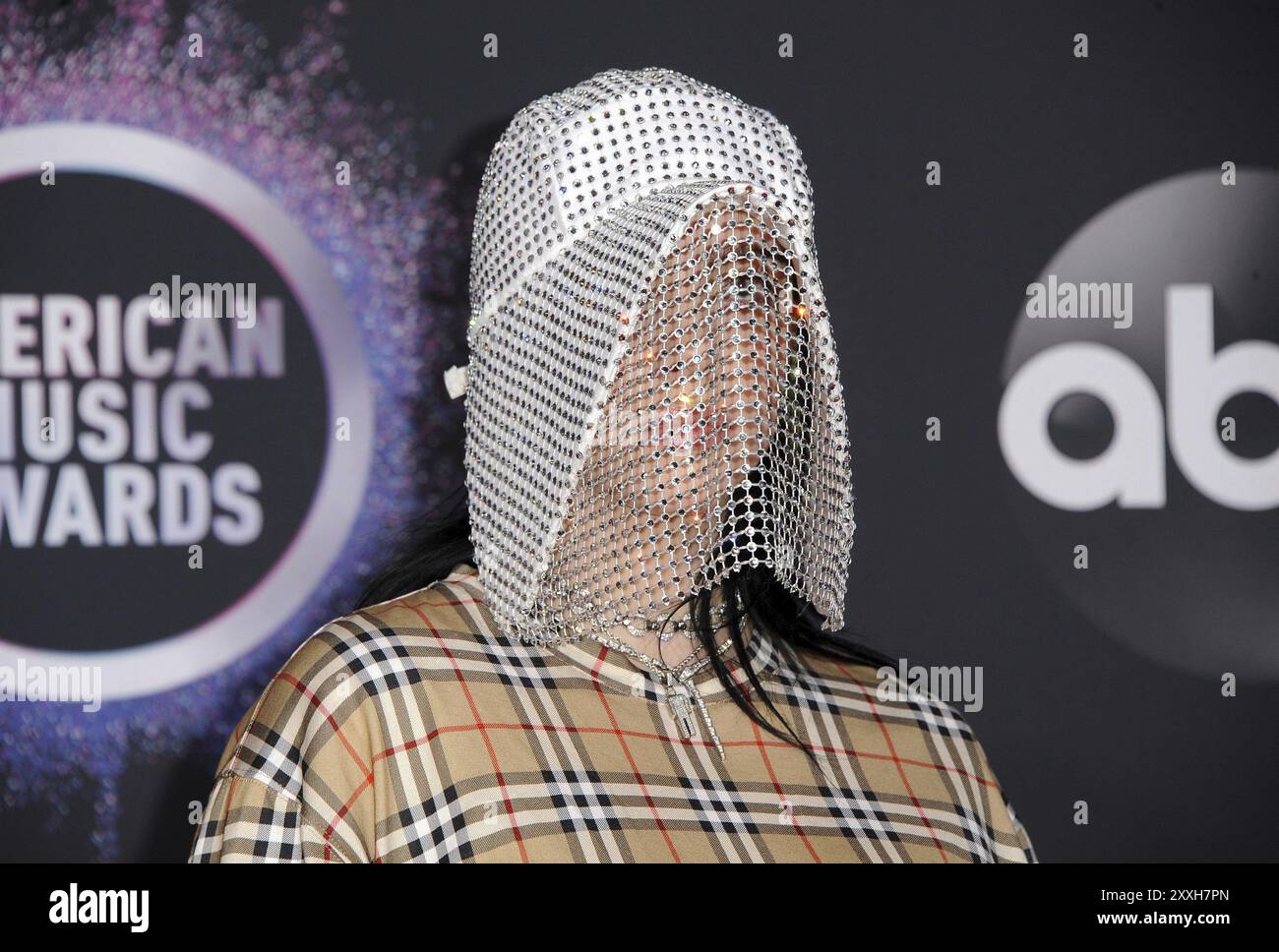 Billie Eilish at the 2019 American Music Awards held at the Microsoft Theater in Los Angeles, USA on November 24, 2019 Stock Photo