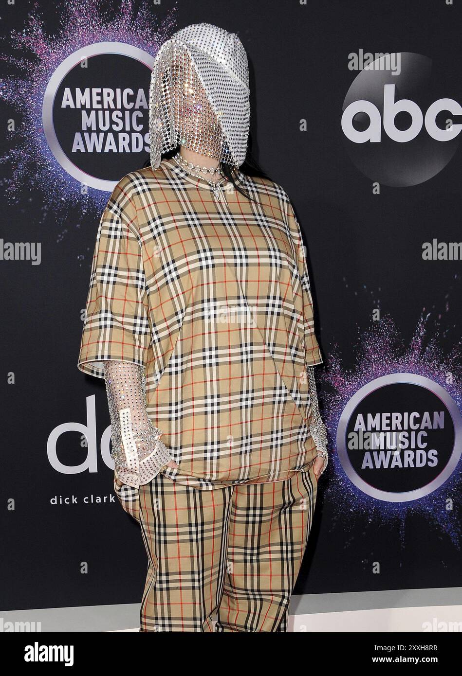 Billie Eilish at the 2019 American Music Awards held at the Microsoft Theater in Los Angeles, USA on November 24, 2019 Stock Photo