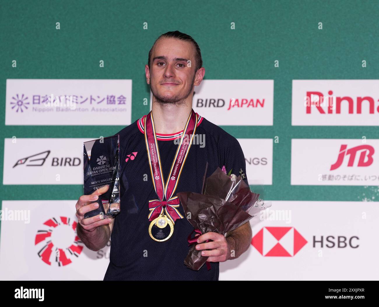 Yokohama Japan 25th Aug 2024 Alex Lanier Of France Poses For Photos Yokohama Japan 25th Aug 2024 Alex Lanier Of France Poses For Photos
