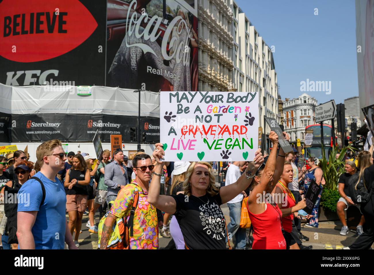 National animal rights march hi-res stock photography and images - Alamy