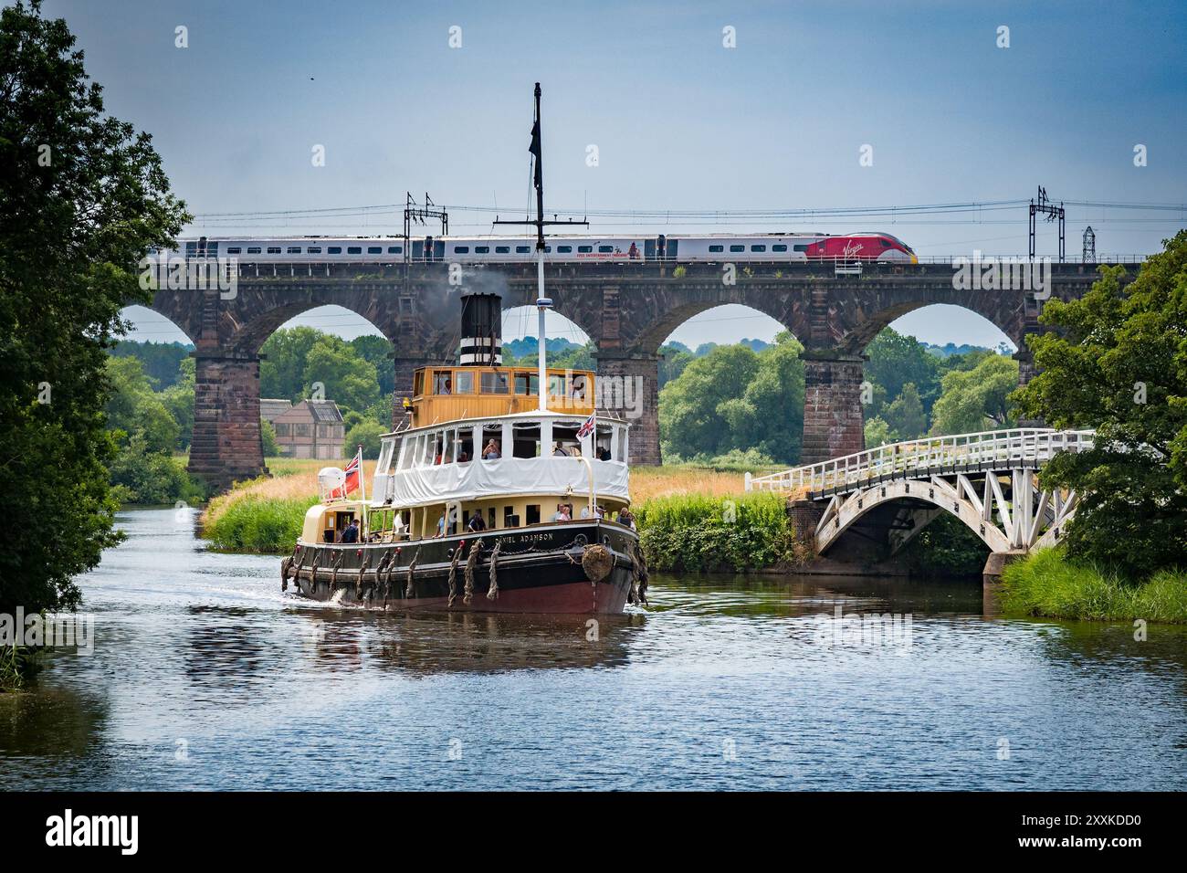 Restored steam tug Daniel Adamson, 