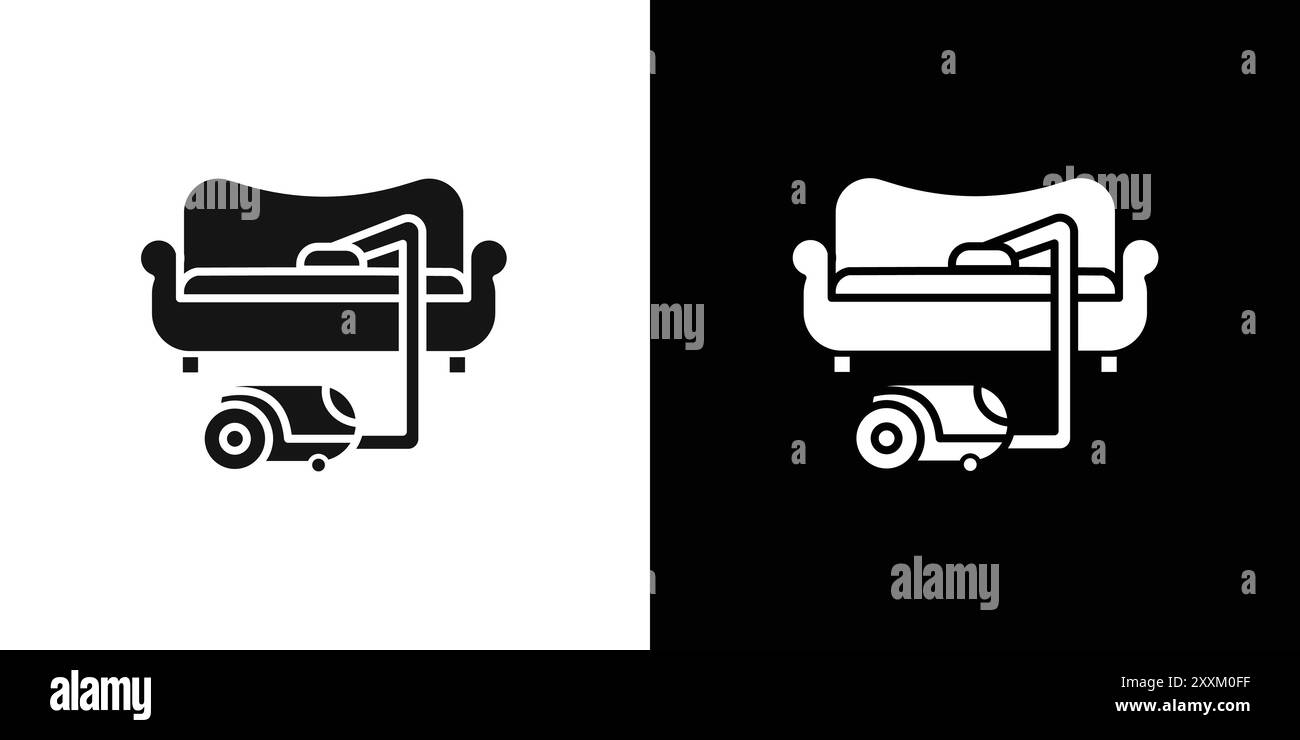 Housekeeping cleaning service concept Black and White Stock Photos ...