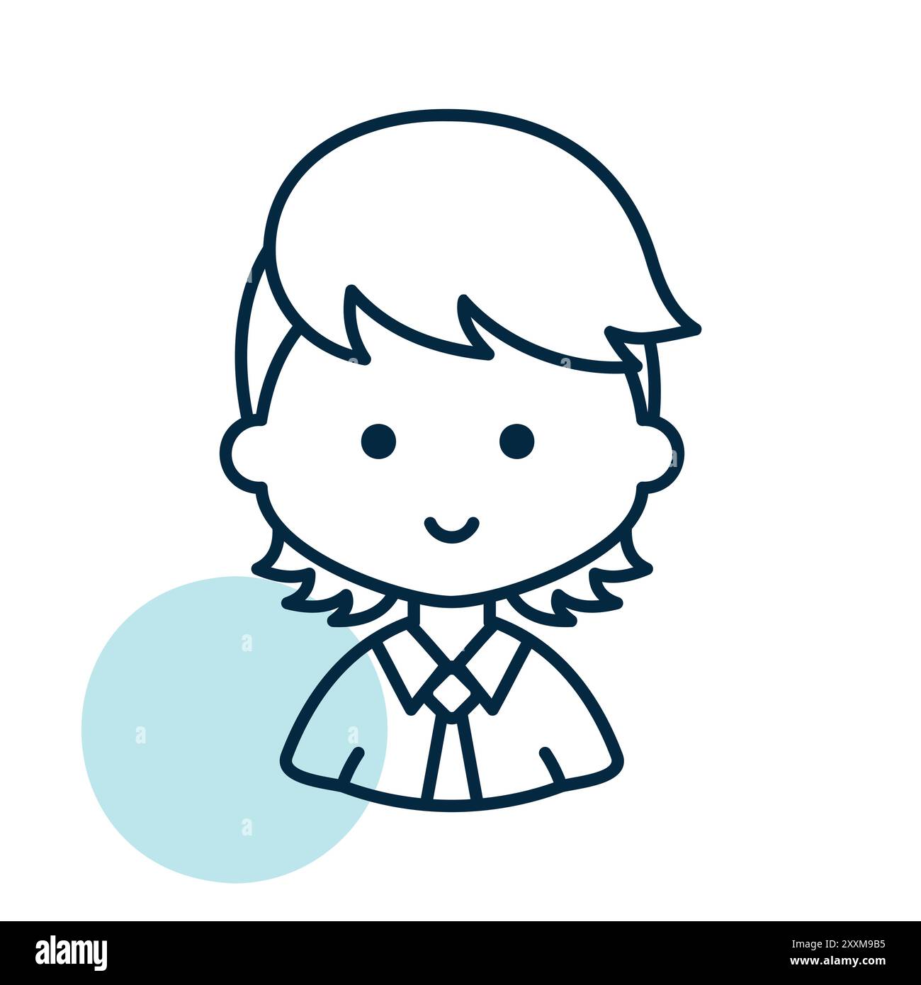 Man boy character face avatar vector icon. Hipster symbol. Avatar ...