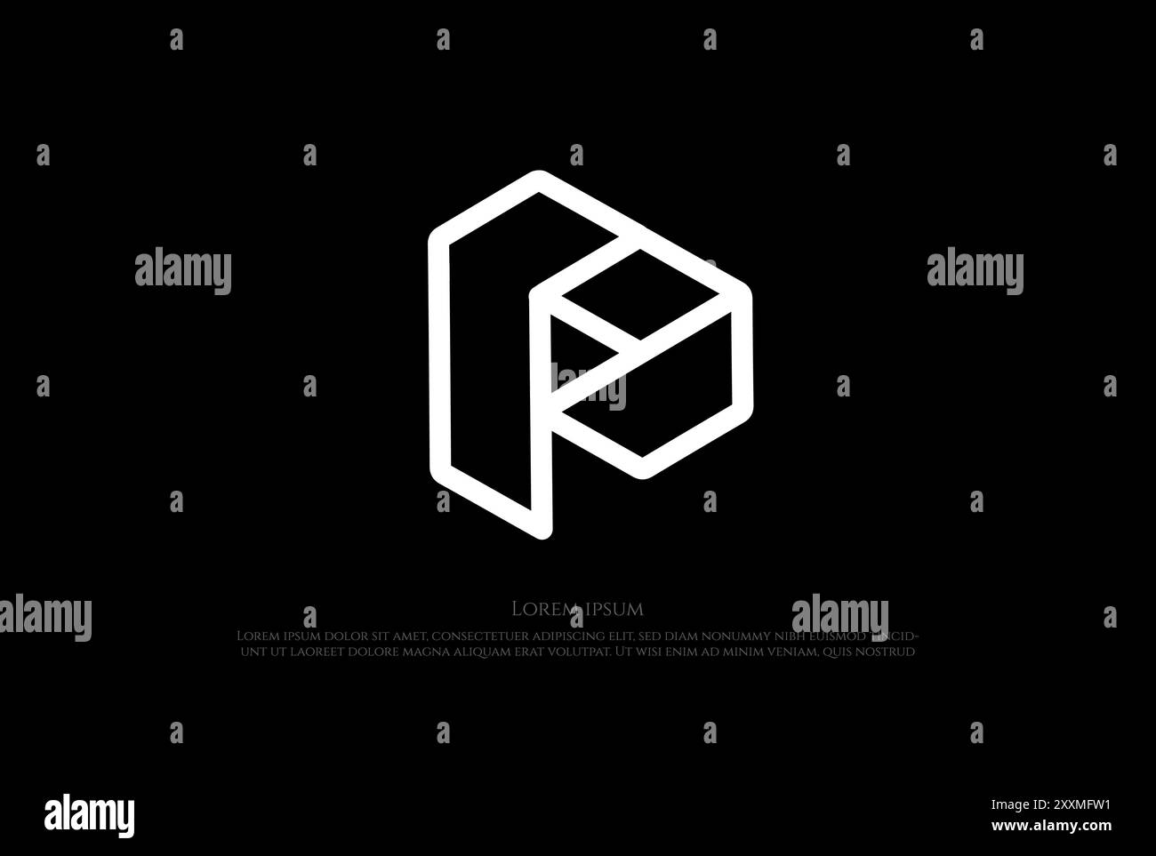 Simple Minimalist Geometric RD DR Monogram Line Outline Logo Design ...