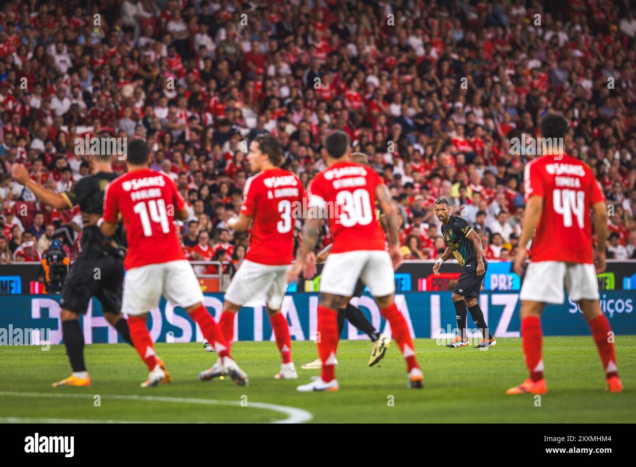 Lisbon, Portugal. 24th Aug, 2024. Luis Carlos Almeida da Cunha also known as Nani of CF Estrela da Amadora in action during the Liga Portugal Betclic match between SL Benfica and CF Estrela da Amadora at Estadio da Luz. Final score: SL Benfica 1 - 0 CF Estrela da Amadora Credit: SOPA Images Limited/Alamy Live News Stock Photo