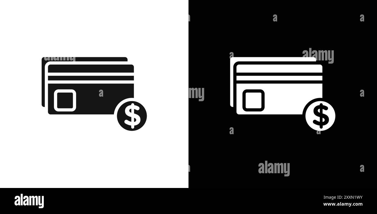 Payment method icon vector logo set collection or bundle pack group Stock Vector