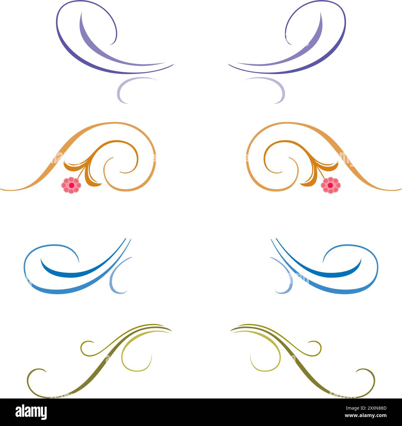Vintage border corners hi-res stock photography and images - Page