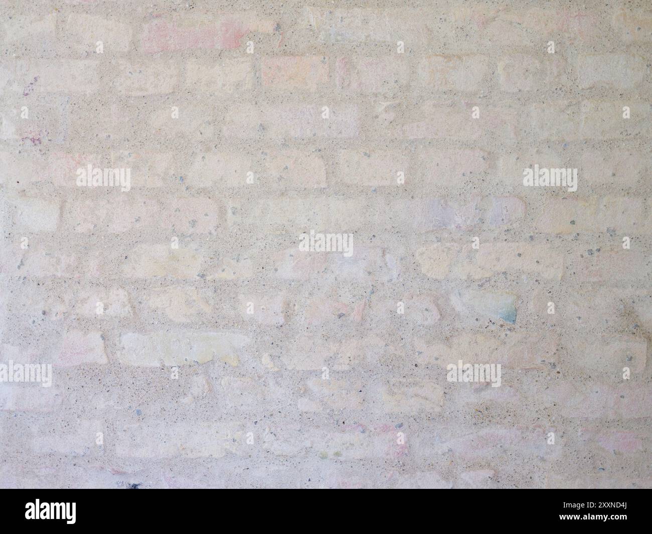 Pale brick wall background texture. Stock Photo