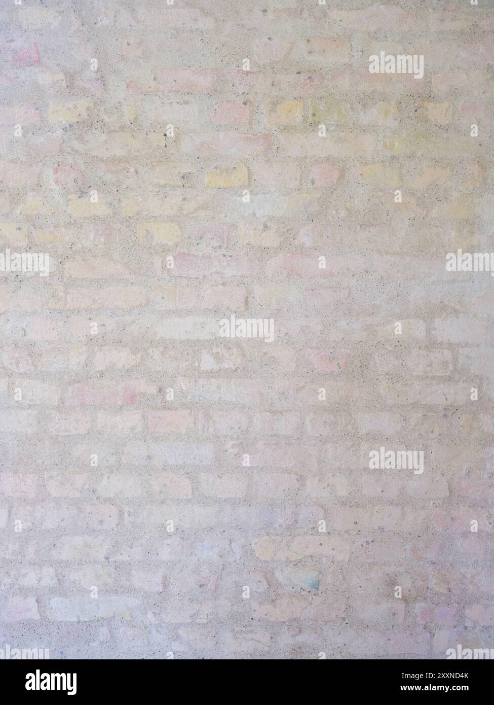 Pale brick wall background texture. Stock Photo