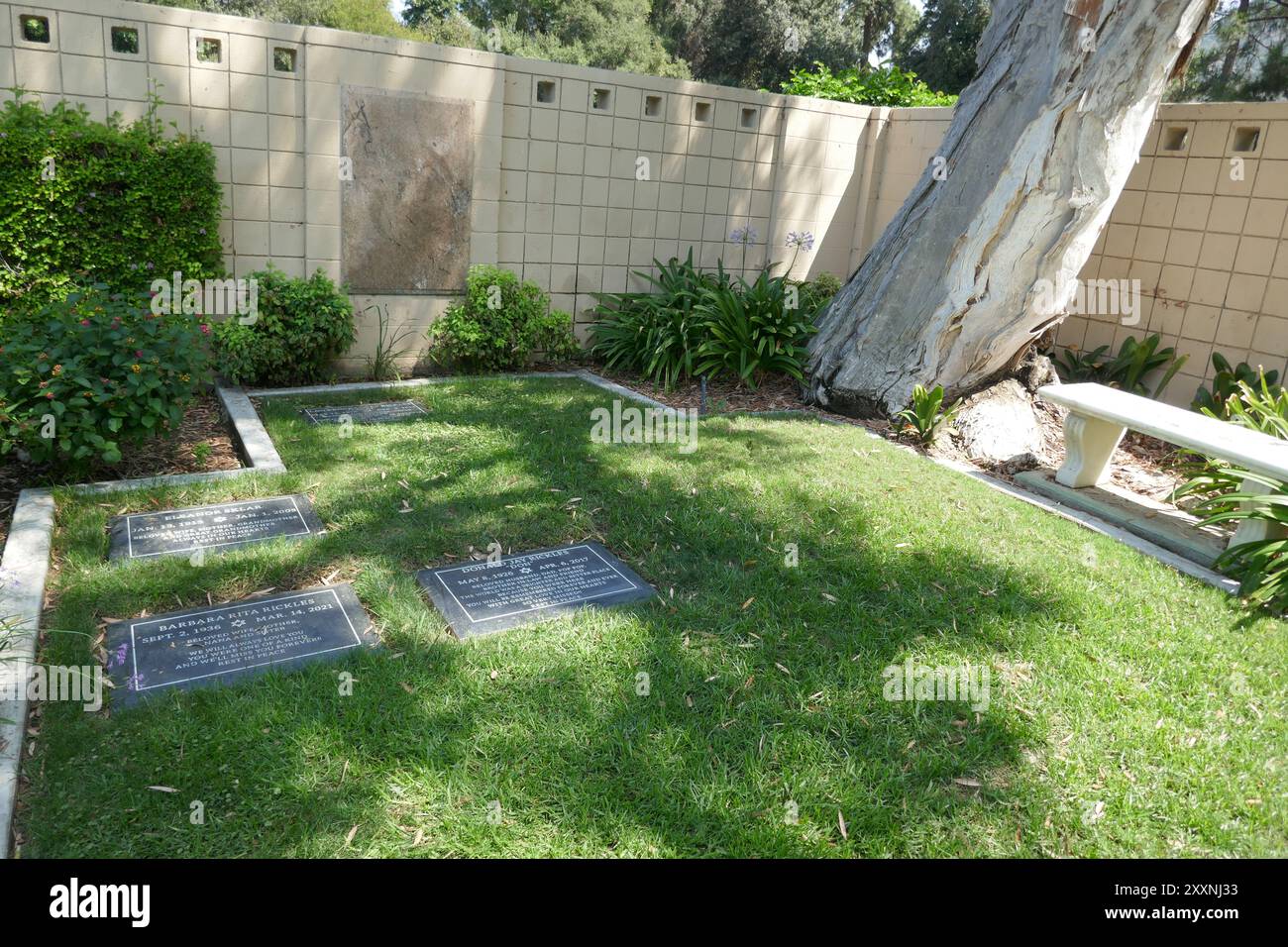 Los Angeles, California, USA 23rd August 2024 Comedian Don Rickles Grave at Mount Sinai Memorial Park on August 23, 2024 in Los Angeles, California, USA. Photo by Barry King/Alamy Stock Photo Stock Photo