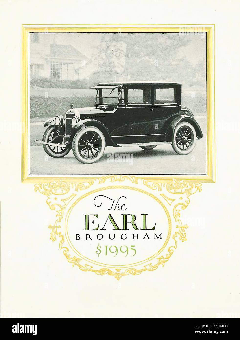 The Earl Brougham, 1995. The Earl Motor Car catalog 1922. Earl Motors