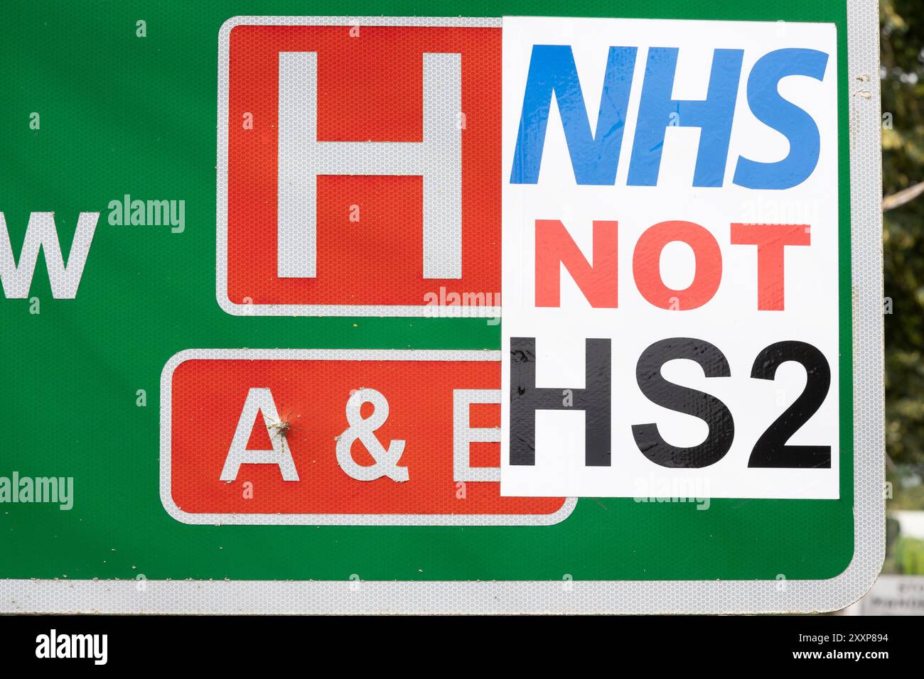 Nhs not hs2 hi-res stock photography and images - Alamy