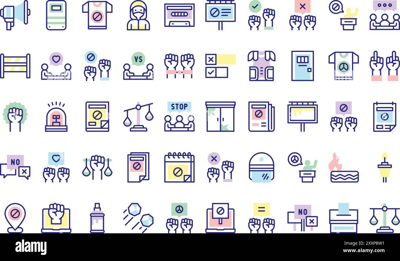 Rights leaflet Stock Vector Images - Alamy