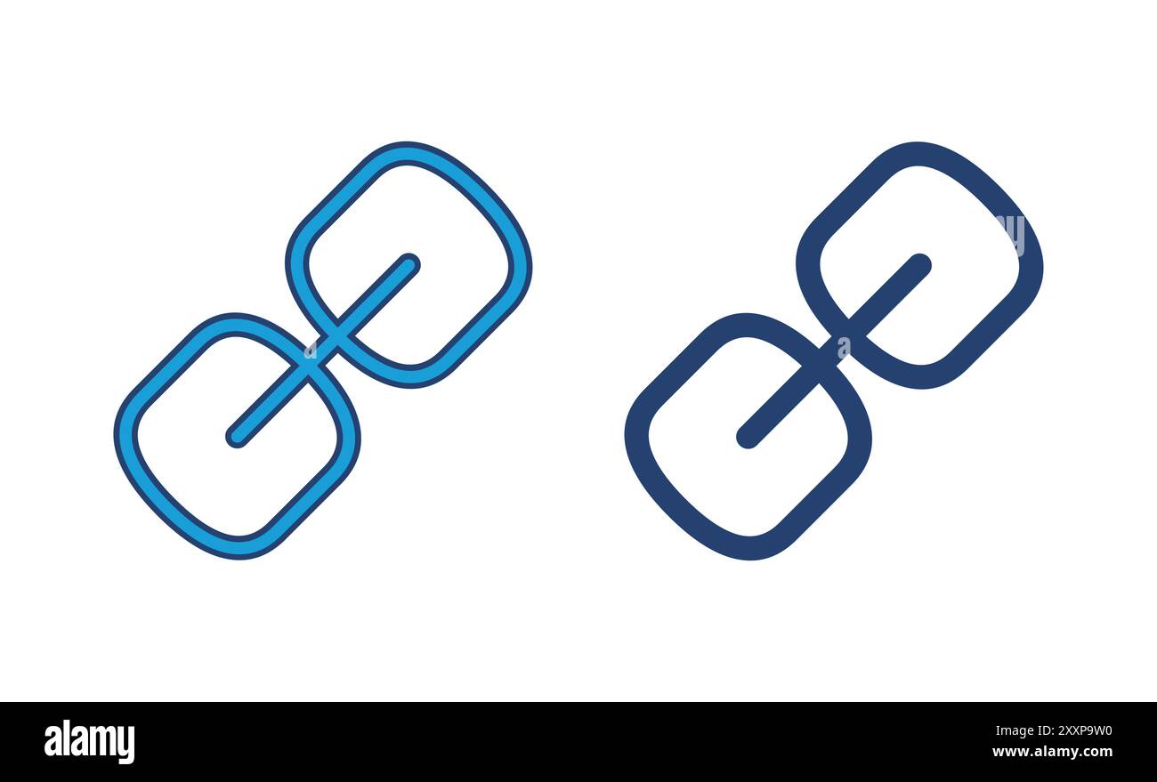Link icon vector. Hyperlink chain symbol Stock Vector Image & Art - Alamy