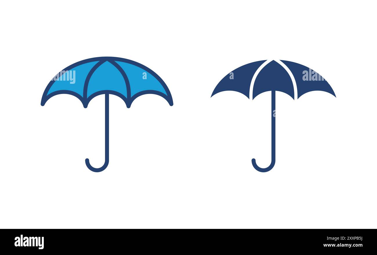 Umbrella icon vector. umbrella sign icon Stock Vector