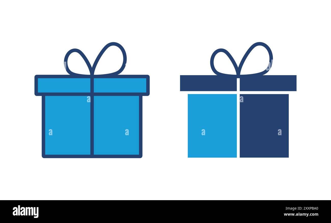 Gift icon vector. gift vector icon. birthday gift Stock Vector