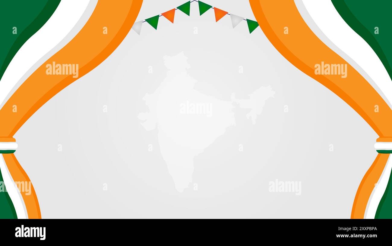 Republic day of India celebration background. Vector design. Stock Vector