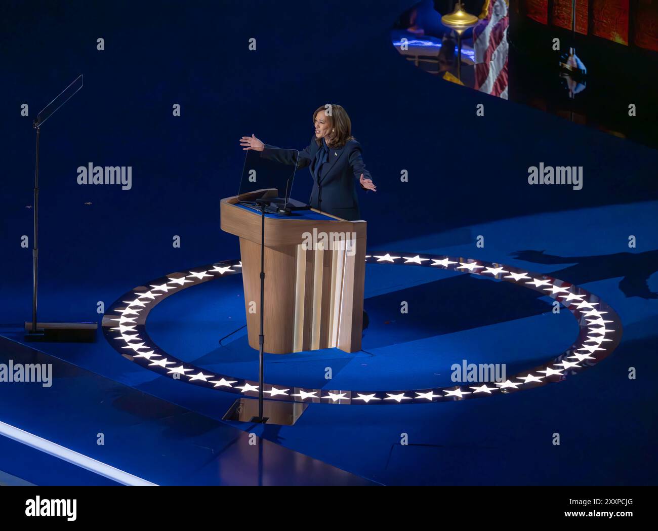 CHICAGO, Ill. August 22, 2024 Democratic presidential nominee Kamala