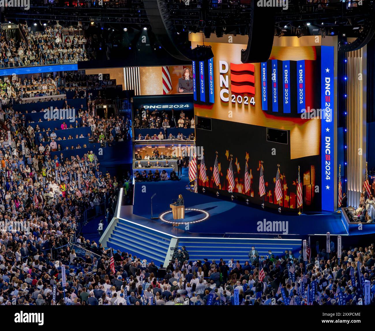 CHICAGO, Ill. August 22, 2024 Democratic presidential nominee Kamala