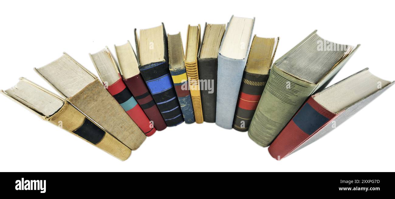 Stacks of old books Stock Photo