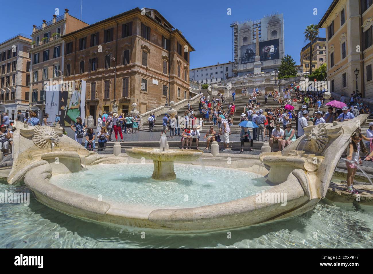 Stone Steps Rome Grand flight of steps hi-res stock photography and images - Alamy