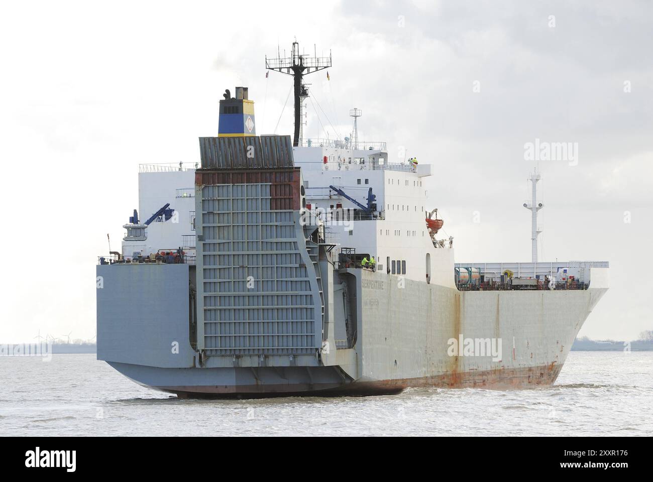 roro-vessel-serpentine-arriving-on-26-03-2008-off-cuxhaven-imo-number