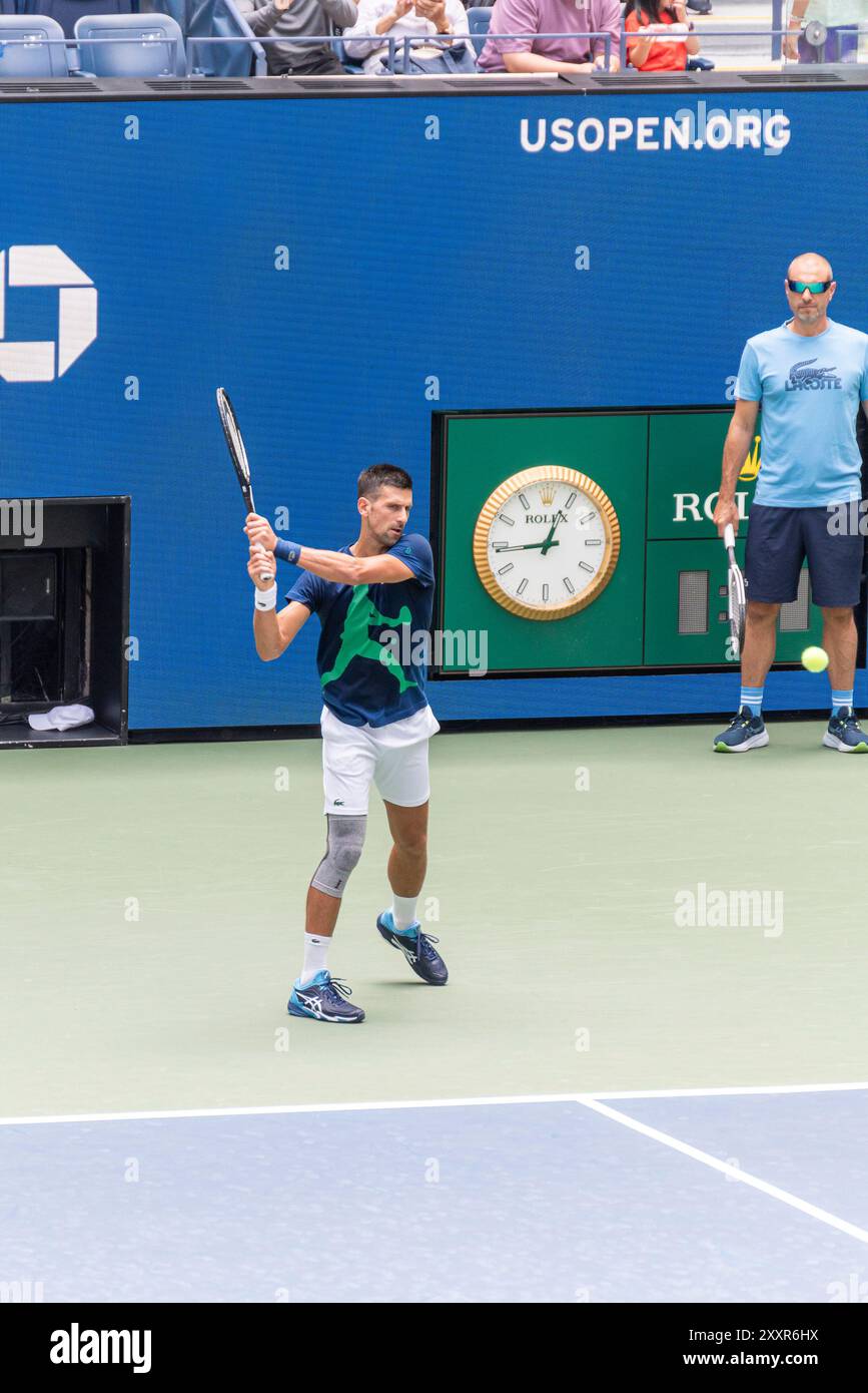 Flushing NY, USA. 24th Aug, 2024. US Open 2024 Arthur Ashe Kids’ Day