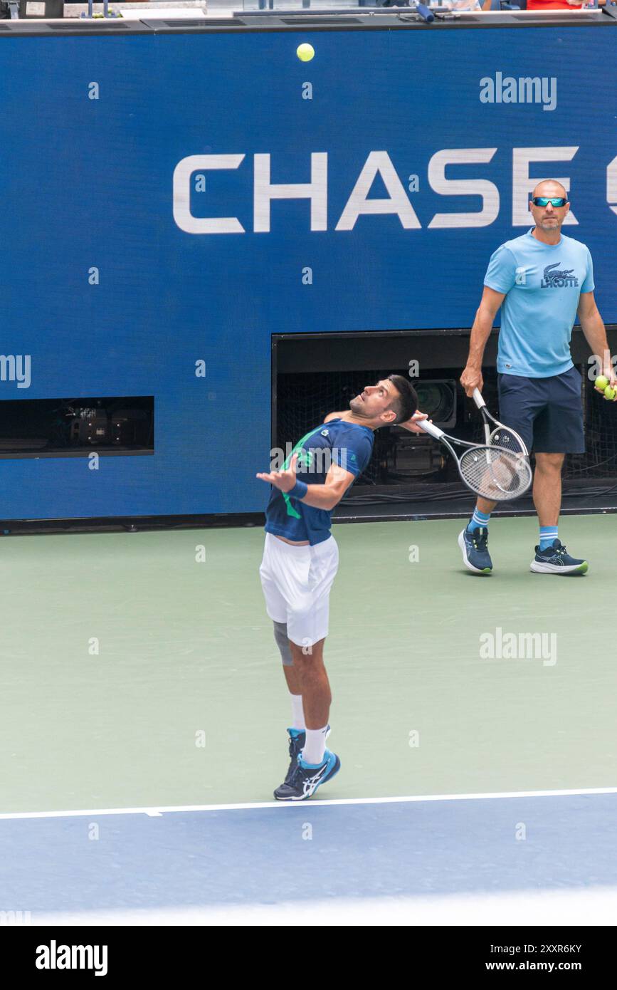 Flushing NY, USA. 24th Aug, 2024. US Open 2024 Arthur Ashe Kids’ Day